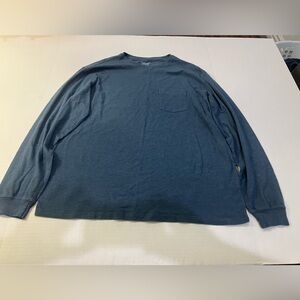 Roundtree & Yorke Men’s  Turquoise Medium size long sleeve T-Shirt